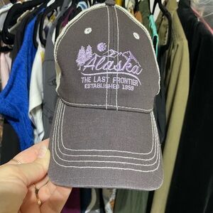 Alaska The Last Frontier Gray Cap